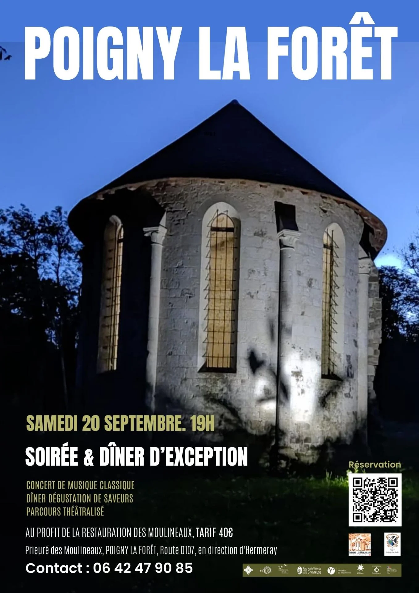 Affiche soiree 5 sens moulineaux 2025